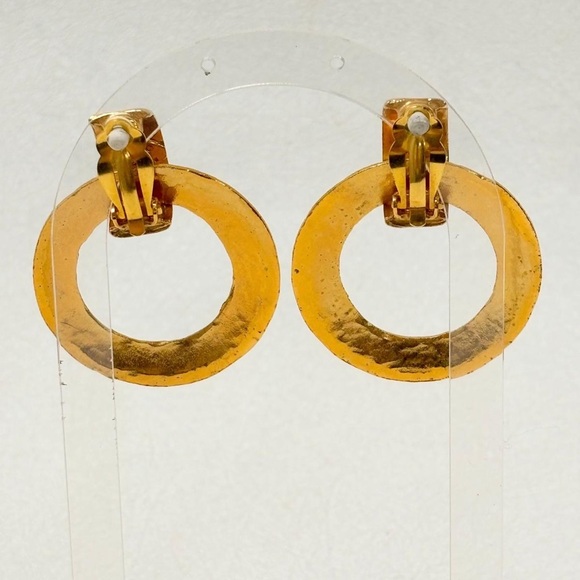💫 CHANEL hoop earrings / vintage hoop 💫 - Picture 5 of 13
